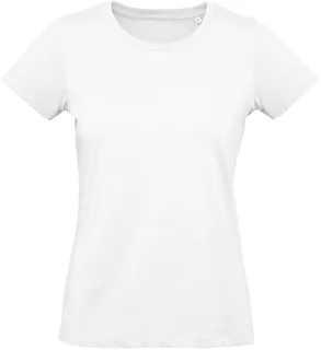 B&C Inspire Plus women's T-shirt in White, voorkant