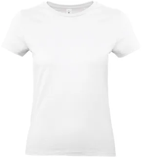 B&C #E190 women's T-shirt in White, voorkant
