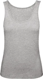 B&C Inspire women's tank top, organic cotton in Sport Grey, voorkant