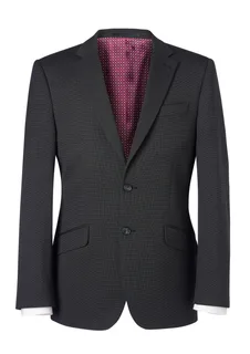 Brook Taverner Colbert Phoenix in Charcoal Pin Dot, voorkant