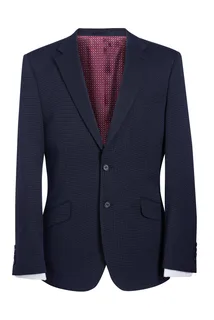 Brook Taverner Colbert Phoenix in Navy Pin Dot, voorkant