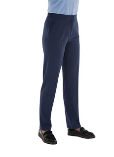 Brook Taverner Damespantalon Eleanor slimfit in Denim, voorkant