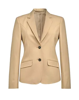 Brook Taverner Dames Colbert Margot, getailleerde snit in Sand, voorkant