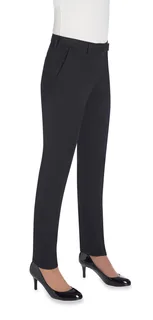 Brook Taverner Pantalon Ophelia in Black, voorkant