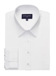 Brook Taverner Overhemd Selene in White, voorkant