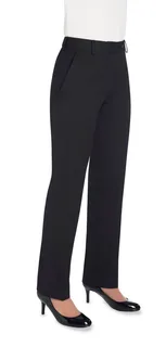 Brook Taverner Pantalon Bianca in Black, voorkant