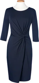 Brook Taverner Jurk Neptune in Navy, voorkant