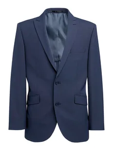 Brook Taverner Heren Colbert William, getailleerde snit in Denim, voorkant