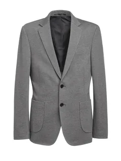 Brook Taverner Jersey heren blazer in Grey, voorkant