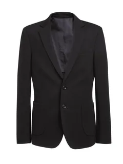 Brook Taverner Jersey heren blazer in Black, voorkant