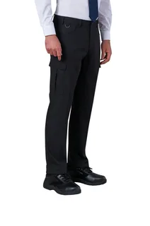 Brook Taverner Heren Cargobroek Tours in Black, voorkant