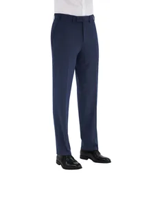 Brook Taverner Heren Pantalon Oliver, getailleerde snit in Denim, voorkant