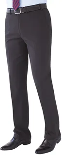 Brook Taverner Pantalon Phoenix in Charcoal Pin Dot, voorkant