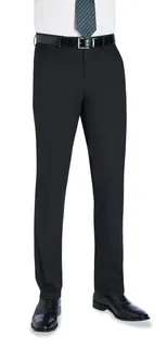 Brook Taverner Pantalon Pegasus in Black, voorkant