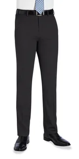 Brook Taverner Pantalon Pegasus in Charcoal, voorkant