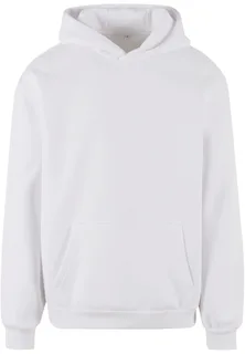 Build Your Brand Soft-touch hoodie in White, voorkant