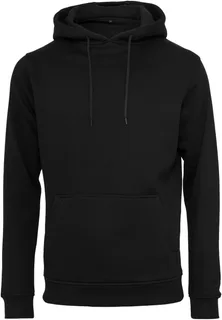 Build Your Brand Heavyweight hoodie in Black, voorkant