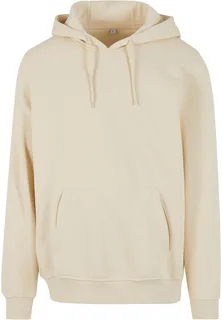 Build Your Brand Heavyweight hoodie in Sand, voorkant