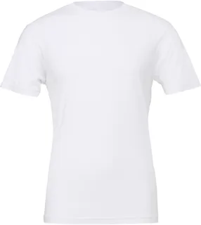 BELLA+CANVAS Jersey T-shirt met korte mouwen in White, voorkant