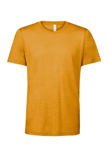BELLA+CANVAS Unisex Triblend T-shirt met korte mouwen in MUSTARD TRIBLEND, voorkant