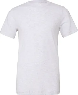 BELLA+CANVAS Unisex Triblend T-shirt met korte mouwen in White Fleck Triblend, voorkant
