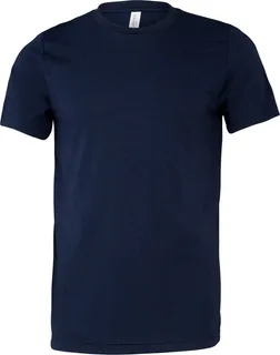 BELLA+CANVAS Unisex Triblend T-shirt met korte mouwen in Solid Navy Triblend, voorkant