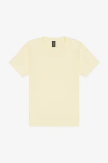 BELLA+CANVAS Dik uniseks t-shirt met vintage wash in Butter milk, voorkant