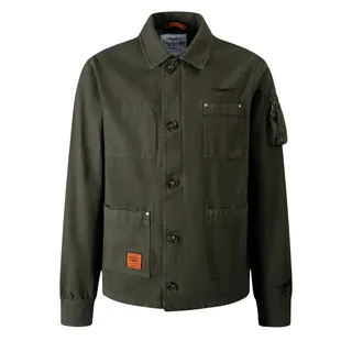 Bombers Original Davis jas in Khaki, voorkant