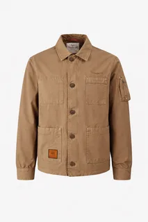 Bombers Original Davis jas in Camel, voorkant
