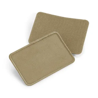 Beechfield Cotton removable patch in Desert sand, voorkant