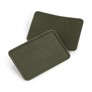 Beechfield Cotton removable patch in Military Green, voorkant