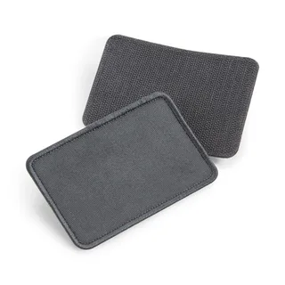 Beechfield Cotton removable patch in Graphite Grey, voorkant
