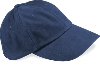 Beechfield Low-profile brushed cotton cap in French Navy, voorkant