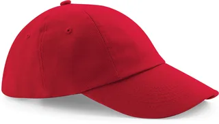Beechfield Low-profile drill cotton cap in Classic Red, voorkant