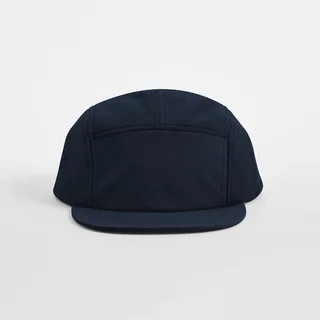 Beechfield Outdoor camper cap in recycled fleece in Navy, voorkant
