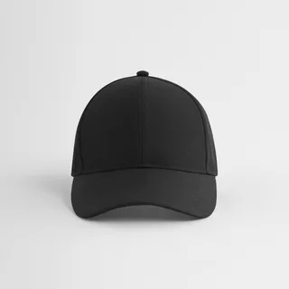 Beechfield Water-resistant lifestyle cap in Black, voorkant
