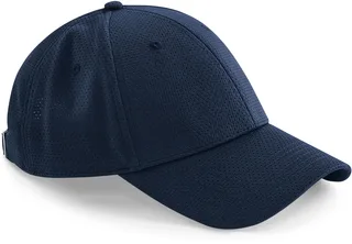 Beechfield Air mesh 6-panel cap in Navy, voorkant
