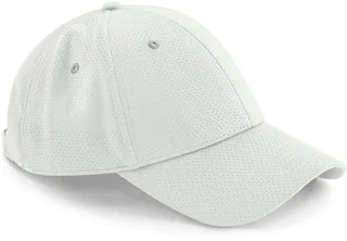 Beechfield Air mesh 6-panel cap in Light Grey, voorkant