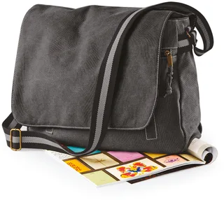 Quadra Vintage canvas schoudertas – foto 6
