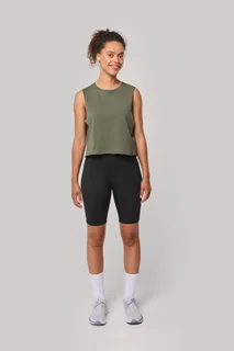 Cropped mouwloos T-shirt voor dames – foto 4