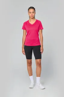 Proact Ladies’ V-neck short-sleeved sports T-shirt – foto 3