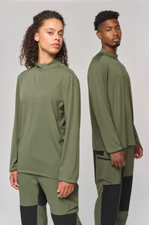 Proact Uniseks outdoor-T-shirt met 1/4-rits en lange mouwen – foto 1