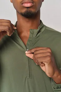 Proact Uniseks outdoor-T-shirt met 1/4-rits en lange mouwen – foto 7