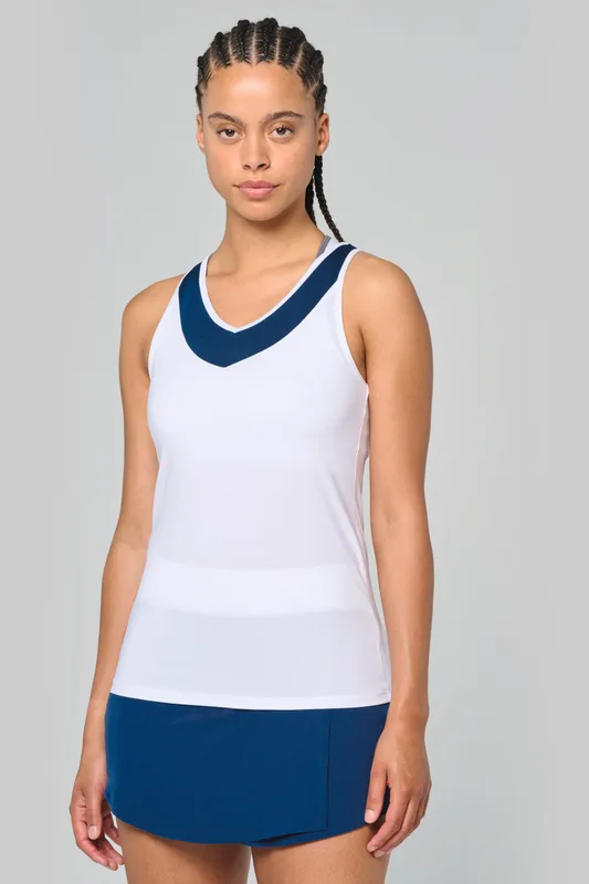 Proact Tweekleurige padeltop voor dames