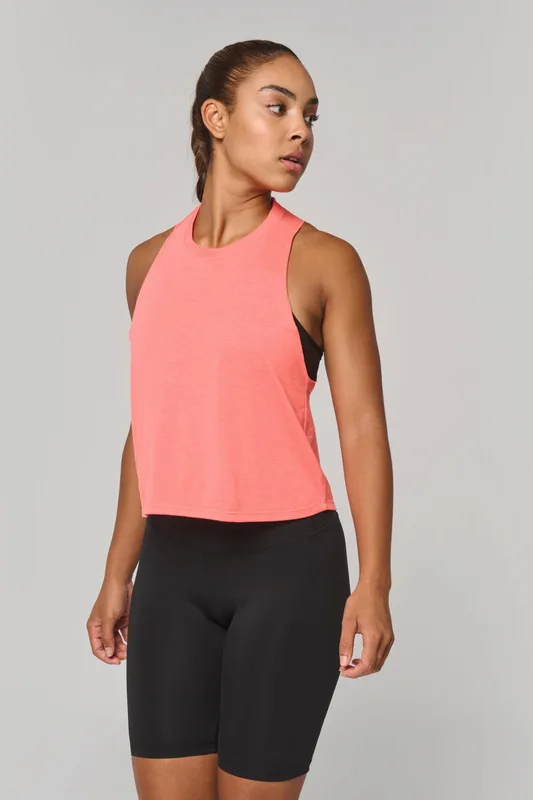 Proact Dames triblend croptop