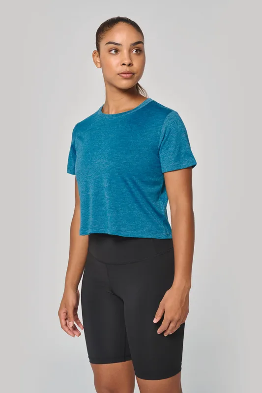 Proact Triblend dames croptop