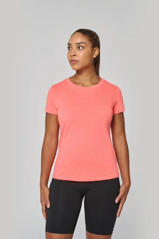 Proact Damessport-T-shirt triblend met ronde hals