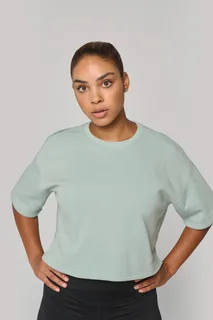 Proact Ladies' short sleeve crew neck crop sweatshirt – foto 3