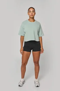 Proact Ladies' short sleeve crew neck crop sweatshirt – foto 4