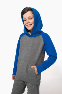 Proact Kinder multisport tweekleurige sweater met capuchon – foto 1